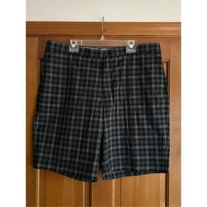 Jack Nicklaus Men’s Shorts 40 Plaid Flat Front Golf Chino 10" Inseam Casual‎